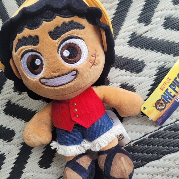 Netflix One Piece Collectible Luffy Plush Toy 8" Phat Mojo Bandit Stuffie - Picture 2 of 6